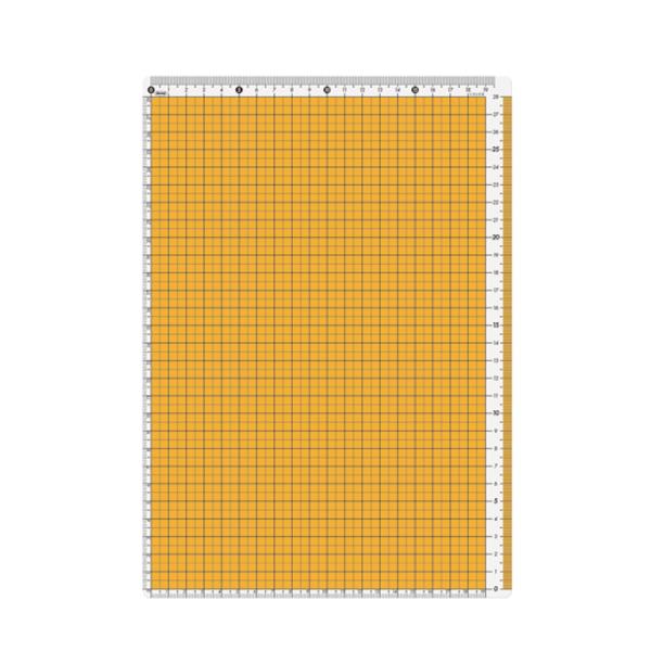 共栄プラスチック カラー方眼下敷 CPK-A4-Y A4判 イエロー
