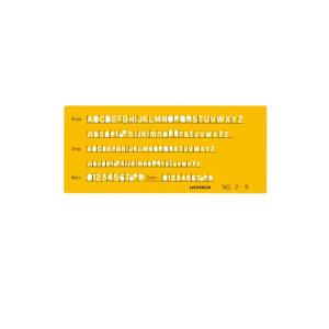ウチダ テンプレート No.1-S 英字数字定規 1-843-1011 2mvetro ウチダ テンプレート No1-S 英字数字定規 NO.1-S : どっとカエール