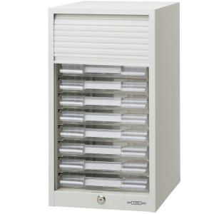 ライオン事務器 シャッター付きレターケース No.135PT 5段 : 文具