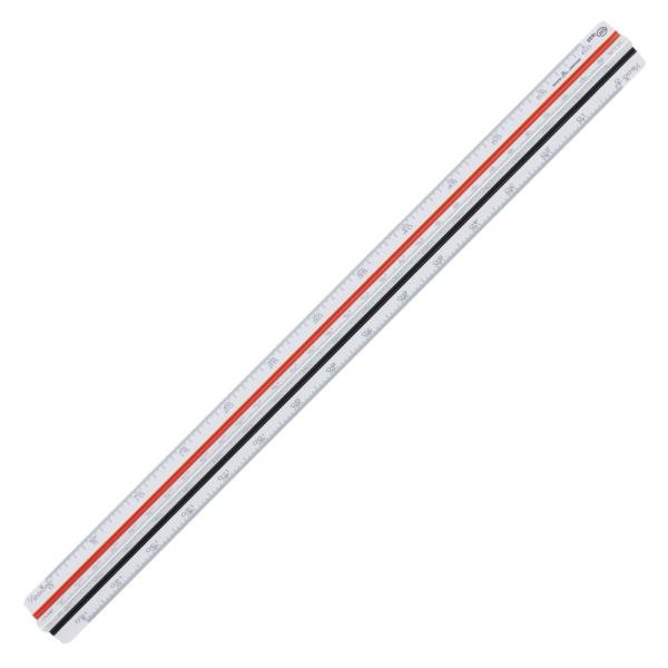 ライオン事務器 三角スケール 一般用 No.505 副尺付