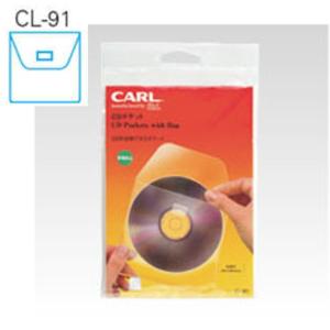 カール事務器 CD・DVD用ポケット CL-91 6枚入り｜sbd