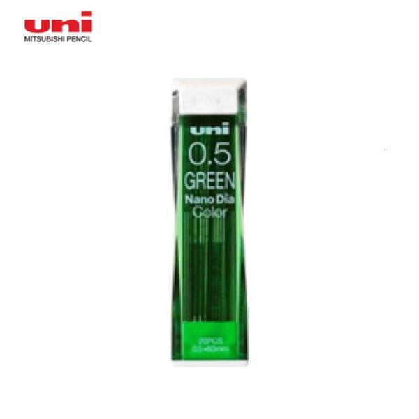 三菱鉛筆 ナノダイヤカラーシャープ芯 U05202NDC.6 (0.5）グリーン芯