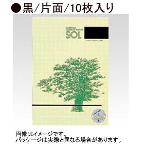 ゼネラル（MIクリエーションズ）  SOLカーボン No.1300 黒/10枚入り｜sbd