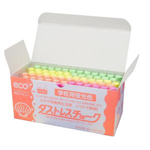 日本理化学工業 ダストレス蛍光チョーク 混色 DCK-72-4C