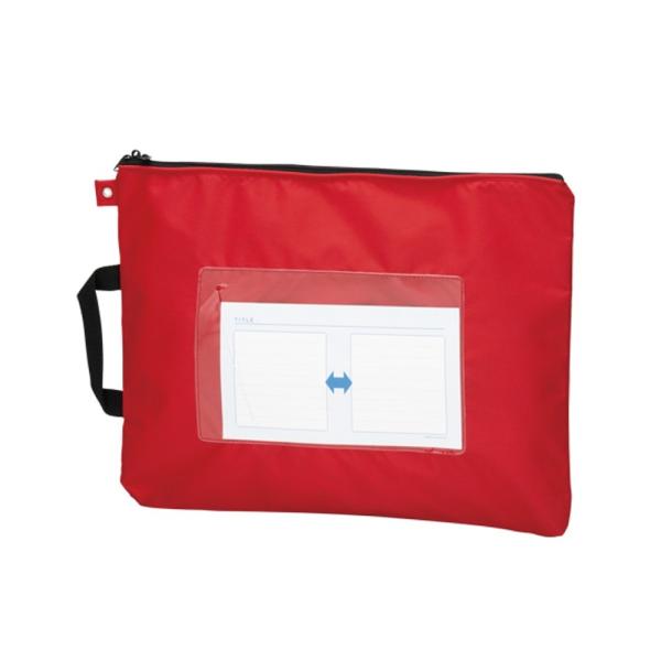 クラウン メールバッグ B4 短辺取っ手付 CR-ME05-R 赤