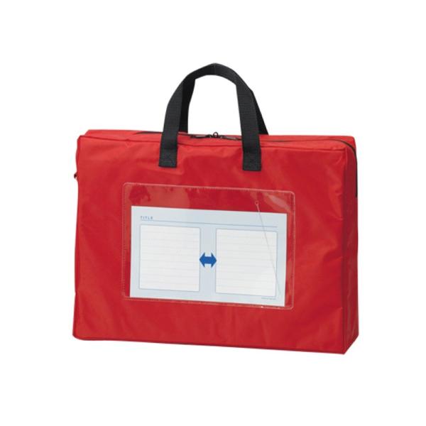 クラウン メールバッグ A4 長辺取っ手付 CR-ME44-R 赤