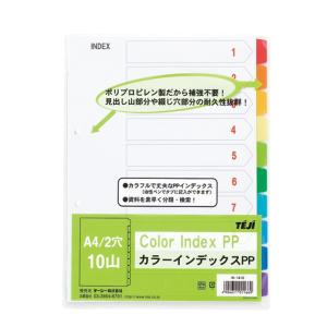KING JIM（キングジム） ファイル用仕切カード カラーインデックス
