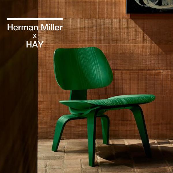 即納在庫有 ハーマンミラー イームズ Herman Miller x HAY プライウッドラウンジチ...
