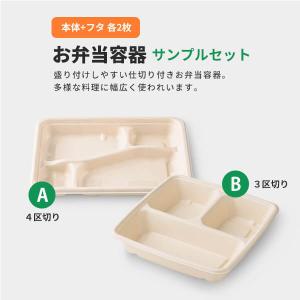 「サンプルセット:お弁当容器セット」使い捨て ...の詳細画像1