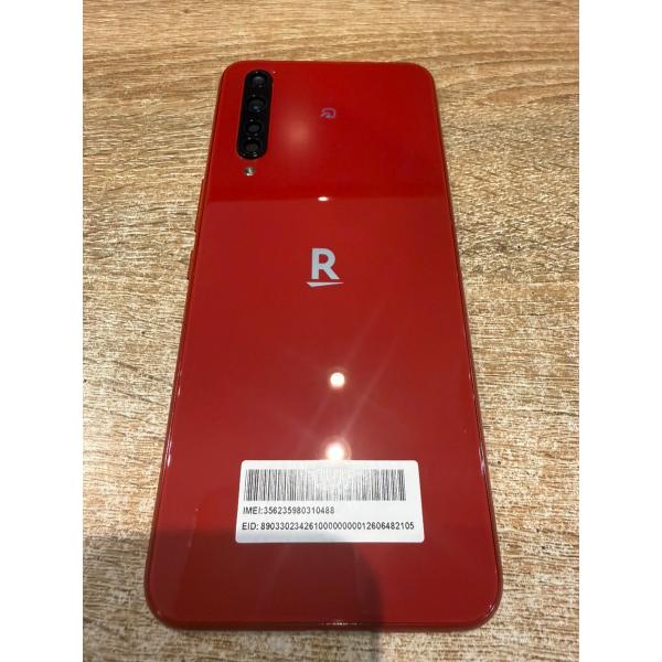 【中古美品】Rakuten BIG　128GB　レッド　SIMフリー　ZR01　A393