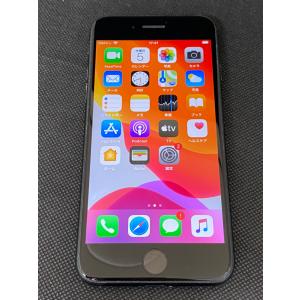 【中古品 本体】SIMフリー　Apple　iPhone SE 第2世代　128GB　スペースグレイ　MXD02J/A