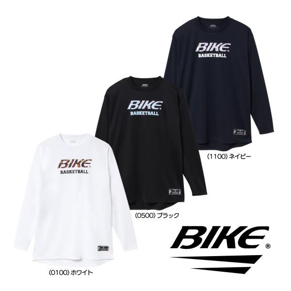 バスケットボール バスケ T シャツ 長袖 メンズ BIKE バイク BK6303 プラクティス 練...