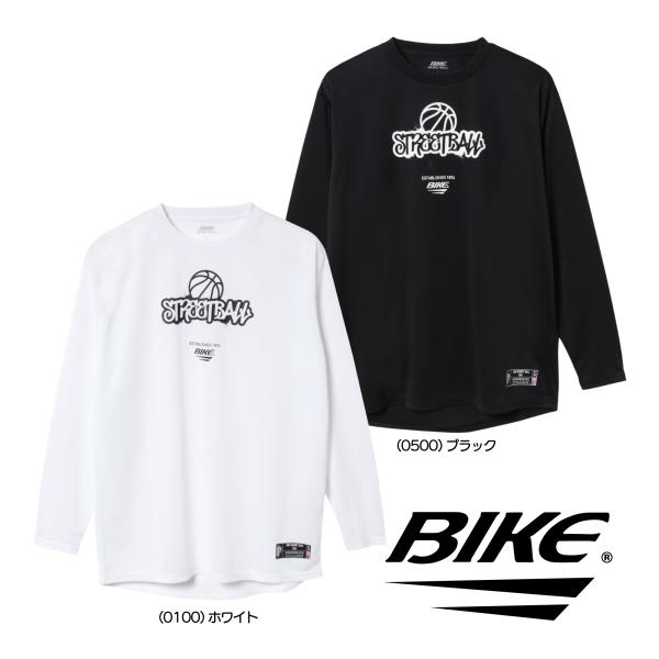 バスケットボール バスケ T シャツ 長袖 メンズ BIKE バイク BK6305 プラクティス 練...