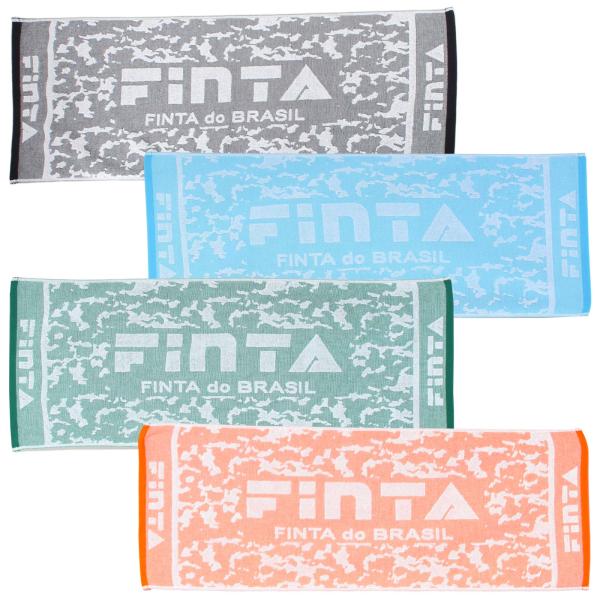 FINTA フィンタ 日本製 大判 スポーツタオル　FT3507 ブラック サックス、グリーン オレ...