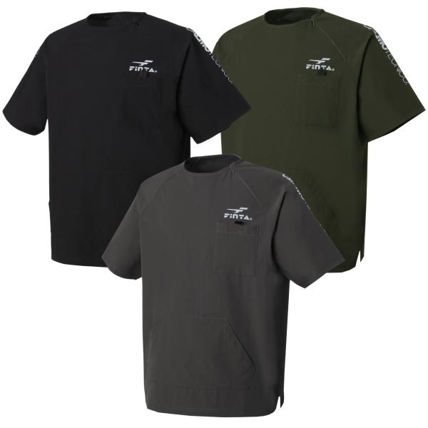 フィンタ サッカー メンズ ストレッチ 指導者用 半袖 シャツ FT4423 FINTA サッカーシ...