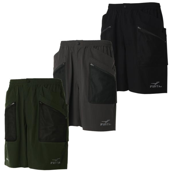 フィンタ サッカー メンズ ストレッチ ウーブン ハーフパンツ FT4424 短パン 指導者向けパン...