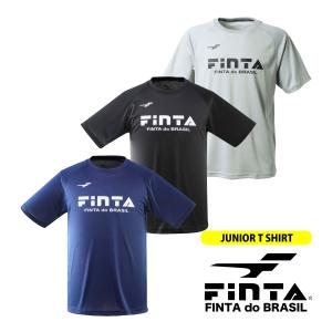 フィンタ サッカー Tシャツ ジュニア Jr 半袖 ベーシック ロゴ FINTA FT5996｜sblendstore