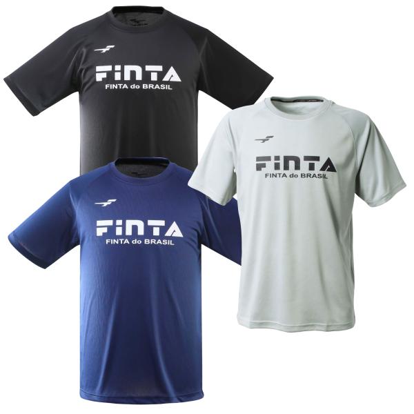 ジュニア サッカー Tシャツ FT5996 Jr 半袖 ベーシック ロゴ フィンタ FINTA