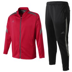 Puma ジャージ、ピステセット　赤黒 高校サッカー PUMA（プーマ） PUMA TEAMFINAL 裏トリコット ウーブンジャケット