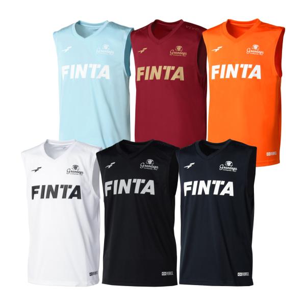 サッカー ノースリーブ シャツ FINTA フィンタ FTE0019 練習着 ユニセックス メンズ ...