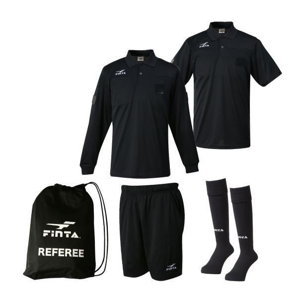 FINTA サッカー レフェリー 4点セット FT5977 フィンタ フットボール フットサル 審判...