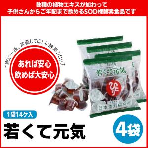 銀座まるかん 若くて元気 (４袋セット) まるかん SOD酵素 サプリメント 斎藤一人 ひとりさん