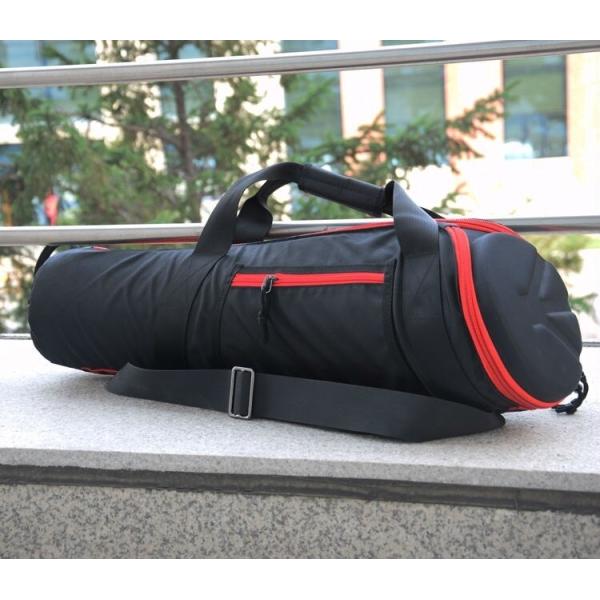 三脚バッグ [ 95cm 幅広タイプ ] セミハードケース パッド入り サイドポケット 耐水 ナイロ...