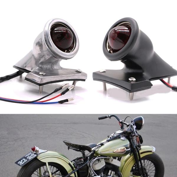 CROCKER復刻 テールライト アルミクロッカー ハーレー ナックル ショベル チョッパー SR4...