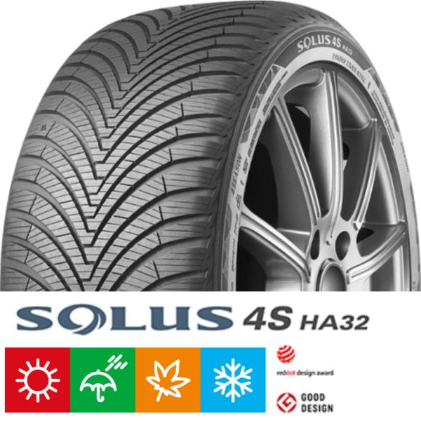 SOLUS 4S HA32 225/55R18 102V XL KUMHO オールシーズンタイヤ [...