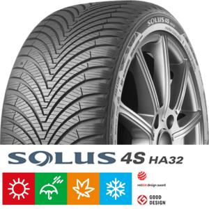 SOLUS 4S HA32 215/55R17 98W XL KUMHO オールシーズンタイヤ [404]