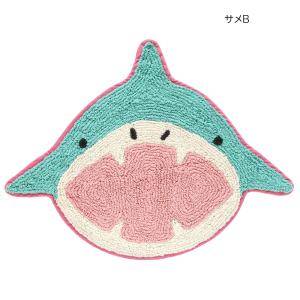 【メール便発送商品】人気!サメデザイン!マット...の詳細画像2