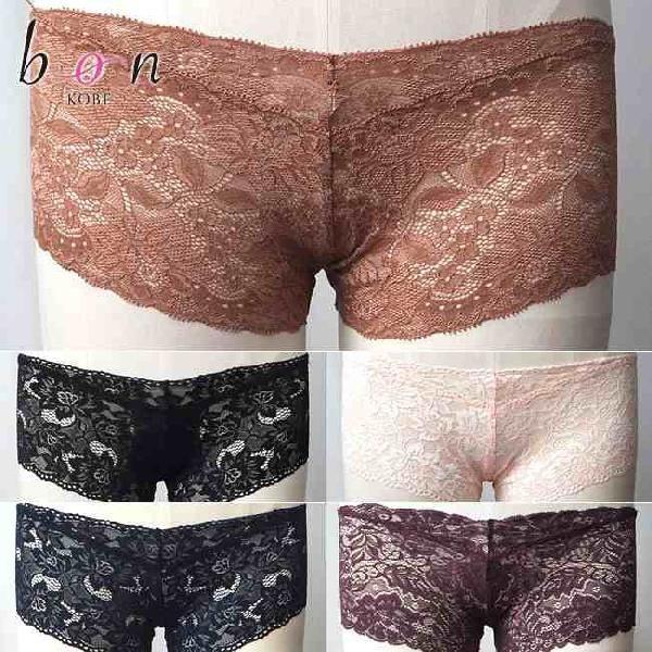 Bon Revaire 総ストレッチレースヒップハングタイプ サニタリーショーツ 単品