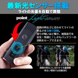 自転車 ライト 充電式 led 防水 ヘッドラ...の詳細画像5