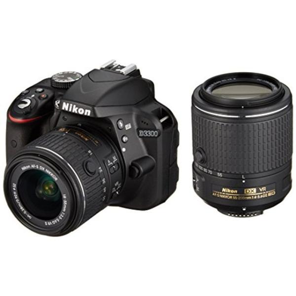Nikon デジタル一眼レフカメラ D3300 ダブルズームキット2 ブラック
