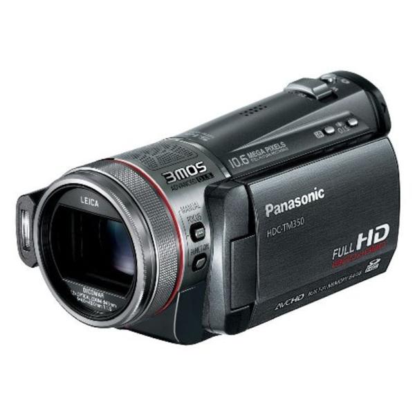 パナソニック デジタルハイビジョンビデオカメラ メタリックグレー HDC-TM350-H