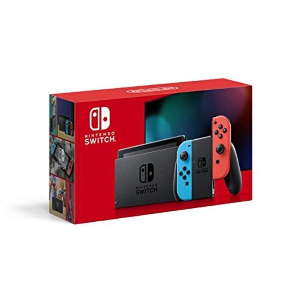 Nintendo Switch 本体 (ニンテンドースイッチ) Joy-Con(L) ネオンブルー/...