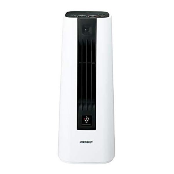 シャープ プラズマクラスター搭載 セラミックファンヒーター ホワイト HX-HS1-W