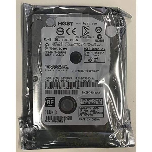 HGST 日立 Travelstar Z5K500 2.5inch HDD 320GB SATA 7...
