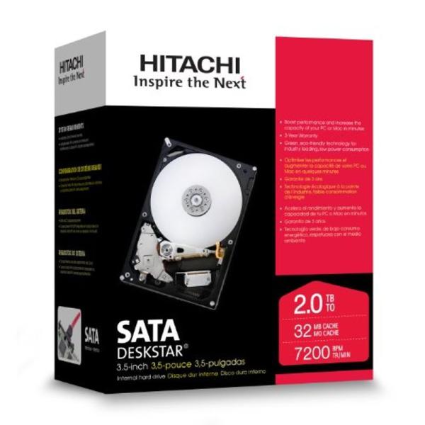 Hitachi Deskstar 7K2000 2TB SATA 3.5インチ 内蔵型HDD HDS...