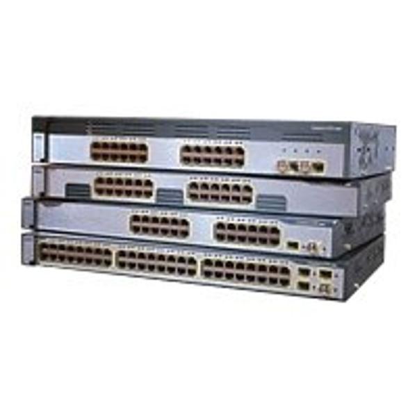 CISCO Catalyst 3750-48TS-E スタッカブル マルチレイヤ イーサネットスイッ...