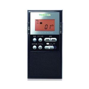 TOSHIBA（東芝） ポータブルラジオ ワイドFM対応 ブラック TY-SPR8(KM