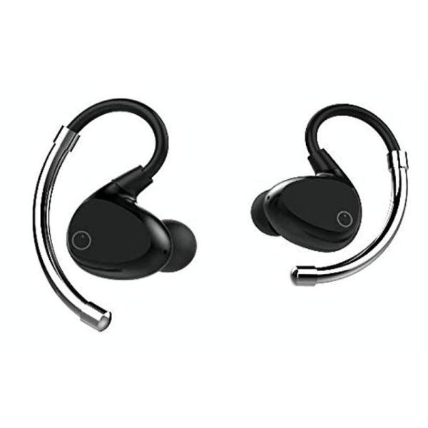 国内正規品完全ワイヤレス Bluetooth イヤホン eoz air BLACK x SILVER...