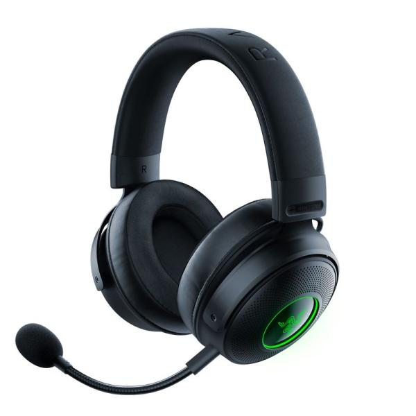 Razer Kraken V3 Pro ワイヤレス ゲーミングヘッドセット 触覚テクノロジー搭載 T...