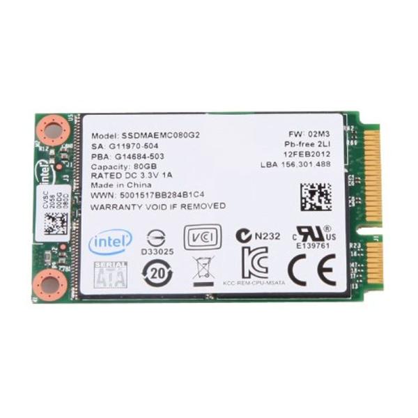 インテル Boxed SSD 310 Series 80GB mSATA MLC SSDMAEMC0...