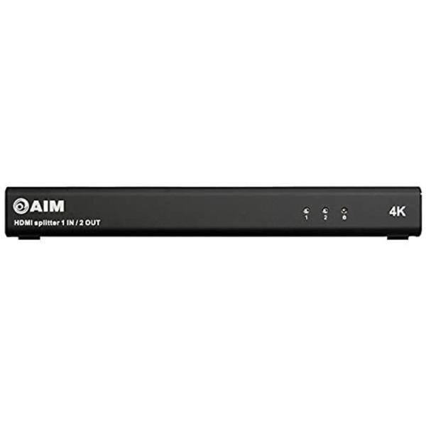 エイム電子 4K対応HDMI分配器（2分配） PAVA-AVS4K102
