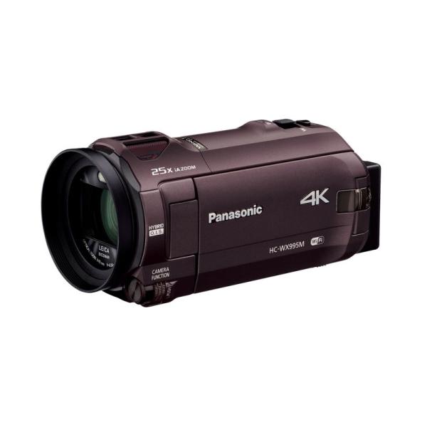 パナソニック 4K ビデオカメラ WX995M 64GB ワイプ撮り あとから補正 ブラウン HC-...