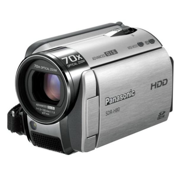 パナソニック SD/HDDビデオカメラ シルバー SDR-H80-S