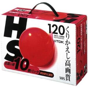 FUJIFILM VHS 重ね録り 10巻パック 120分 3倍モード6時間 ビデオテープ