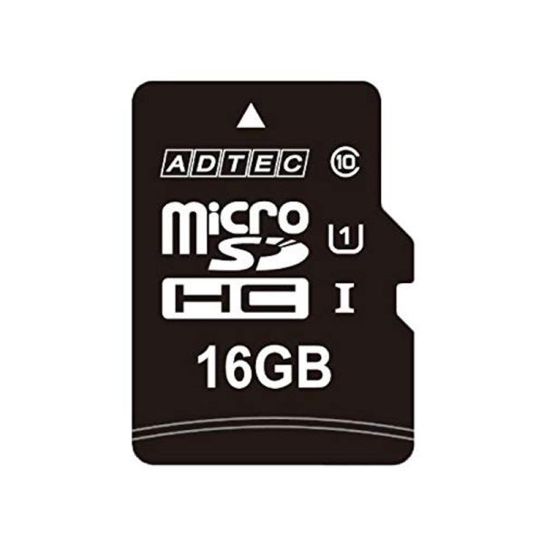 アドテック microSDHCカード 16GB Class10 SD変換Adapter付 AD-MR...