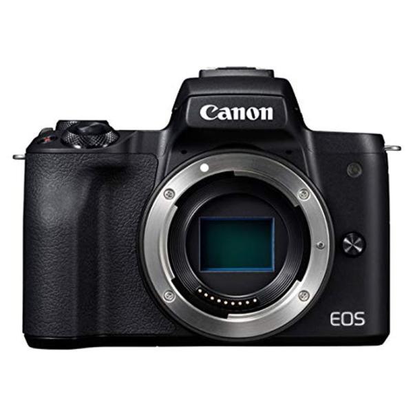 Canon ミラーレス一眼カメラ EOS Kiss M ボディー ブラック EOSKISSMBK-B...